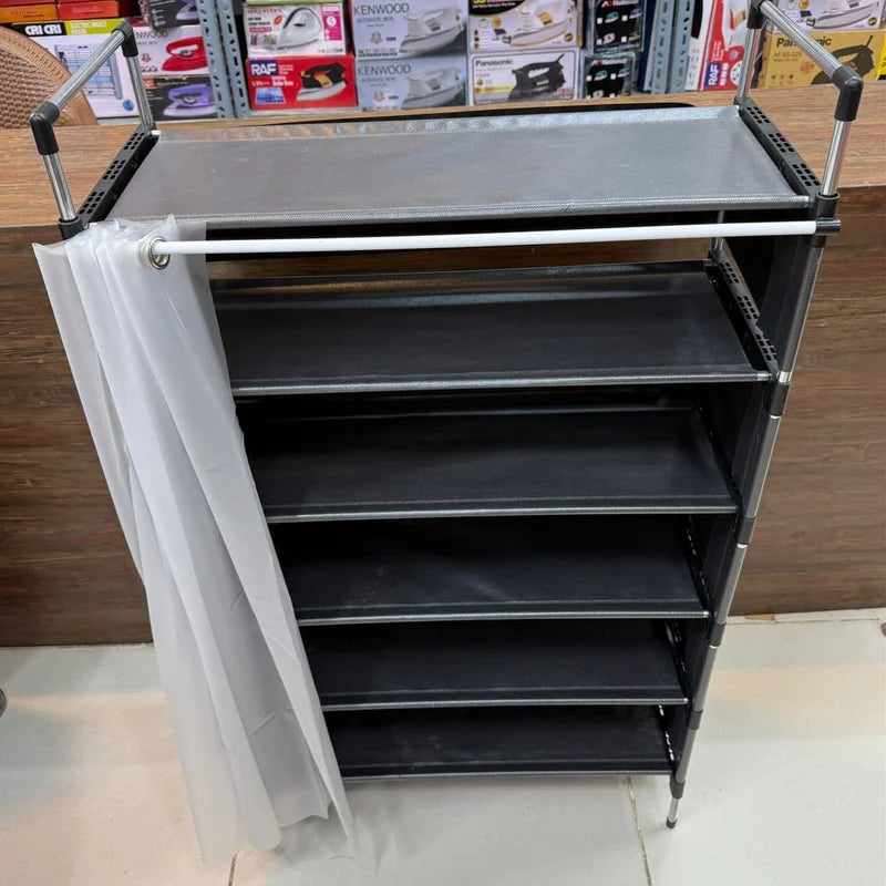 6 Layer Dustproof Indoor Shoe Rack