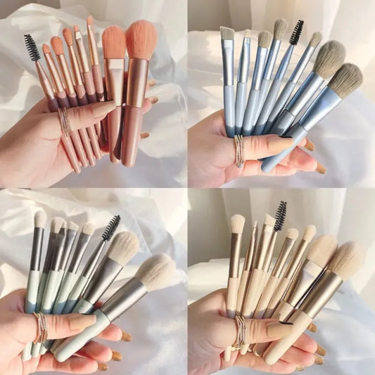 8pcs Mini Makeup Brush Set