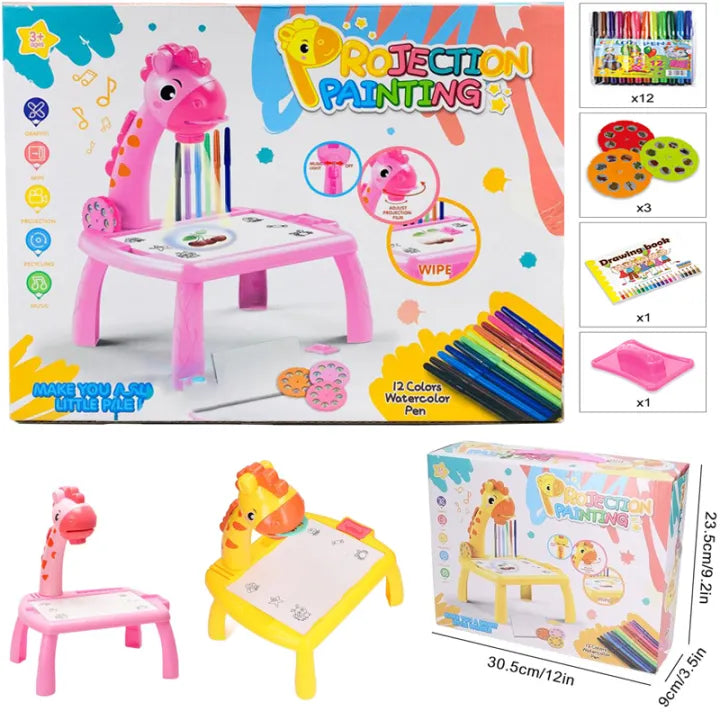 Small Size Giraffe Projector Drawing Table Small