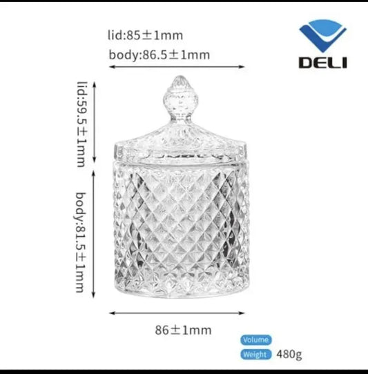Multipurpose Glass Jar