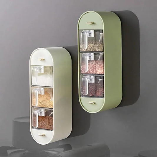 Wall-Mounted Seasoning Spice Rack