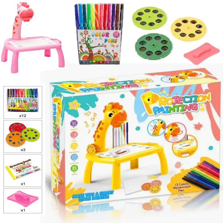 Small Size Giraffe Projector Drawing Table Small
