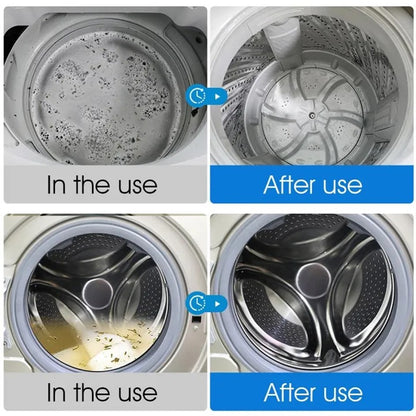 12 Pcs Antibacterial Washing Machine Deep Cleaning Tablets Non-Corrosive - Ideal for All Washing Machines