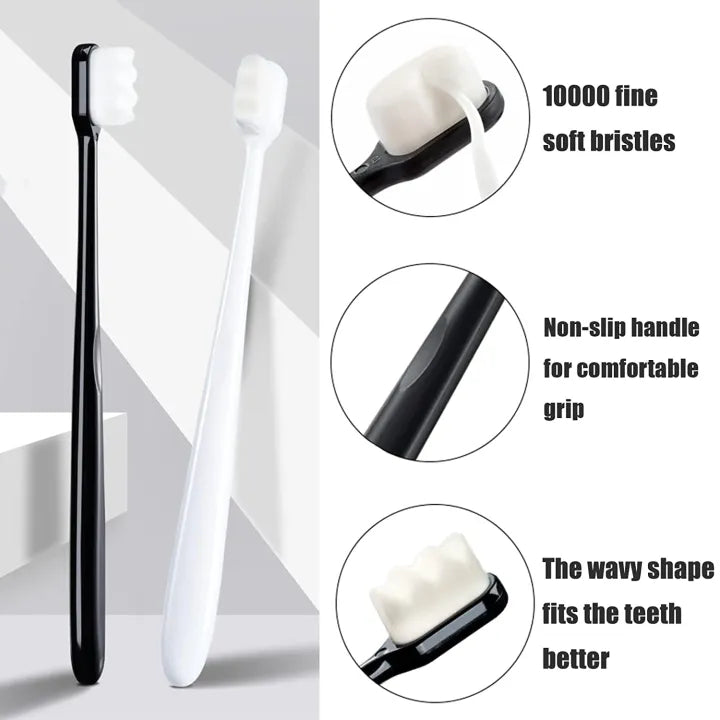 Ultra Fine Soft Toothbrush Nano Bristle Adult Tooth Brush