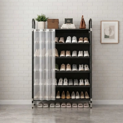 6 Layer Dustproof Indoor Shoe Rack