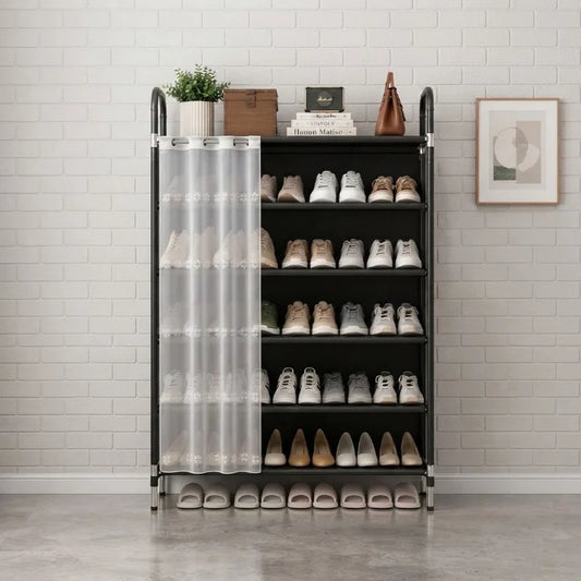 6 Layer Dustproof Indoor Shoe Rack