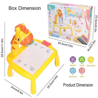 Small Size Giraffe Projector Drawing Table Small