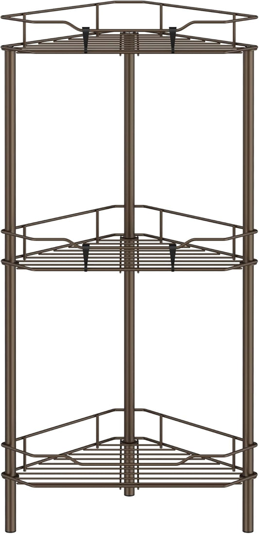 3 Tier Multipurpose Organizer for Kitchen & Bathroom (With screw hooks)