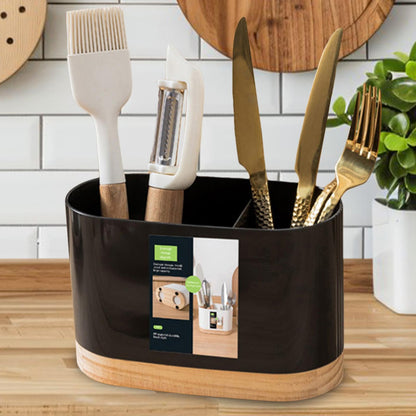 Removable Draining Chopstick Holder, Kitchen Utensil Bucket, Plastic Chopstick Spoon Storage Rack