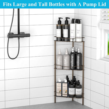 3 Tier Multipurpose Organizer for Kitchen & Bathroom (With screw hooks)
