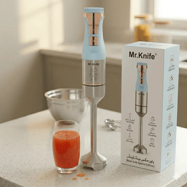 BOMA 2 Blade HAND Blender | 220-240V Black