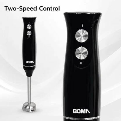 BOMA 2 Blade HAND Blender | 220-240V Black