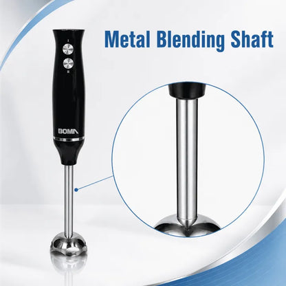 BOMA 2 Blade HAND Blender | 220-240V Black