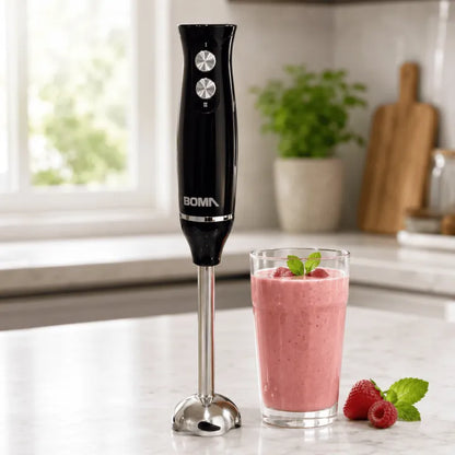 BOMA 2 Blade HAND Blender | 220-240V Black