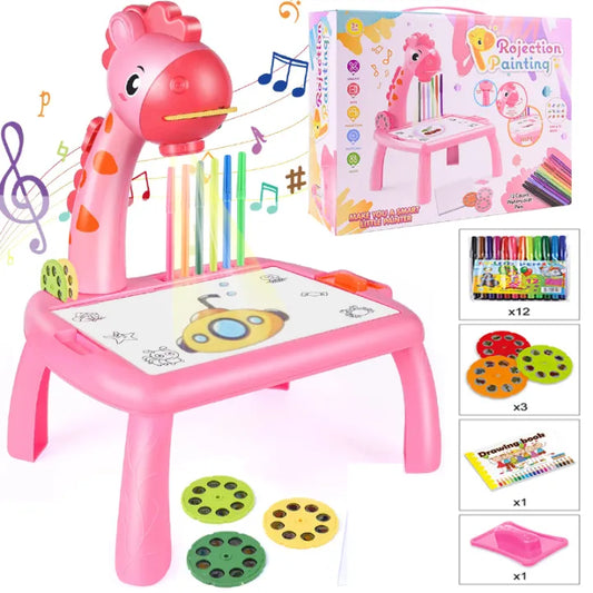 Small Size Giraffe Projector Drawing Table Small