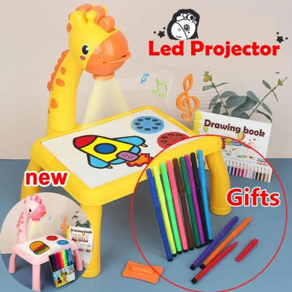 Big Size Giraffe Projector Drawing Table