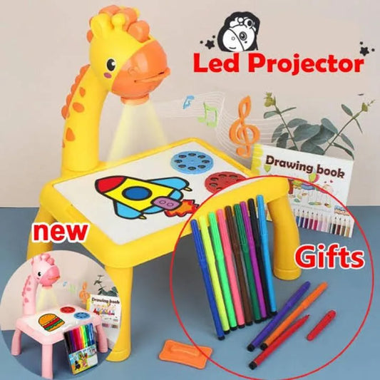 Big Size Giraffe Projector Drawing Table