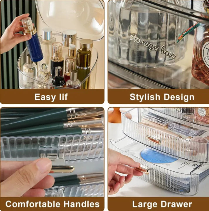 Premium Acrylic Luxury Cosmetics Makeup Organizer