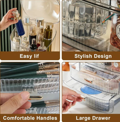 Premium Acrylic Luxury Cosmetics Makeup Organizer