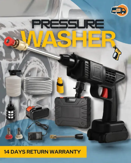 Double Battery Water Cleaning Gun Car Washer Gun Product Include 2 Water Nozzle 48V Battery Pipe Soap Liquid Bottle