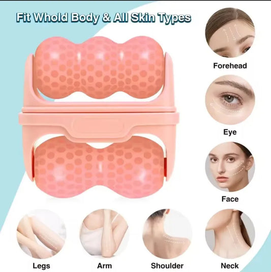 Double head ice roller facial, Facial Ice Roller, Skin Care Roller, Ice Roller for Face