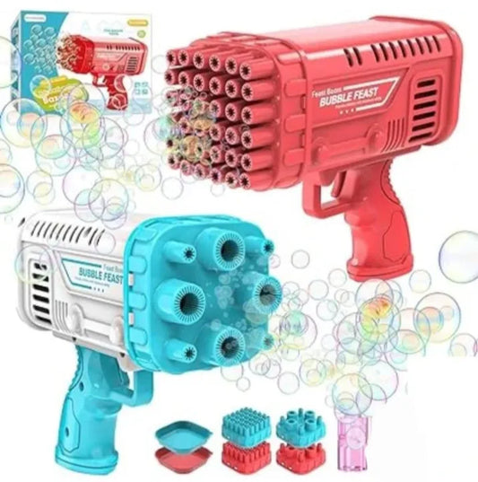 2 in 1 36 / 8 Hole Bazooka Bubble Water Gun