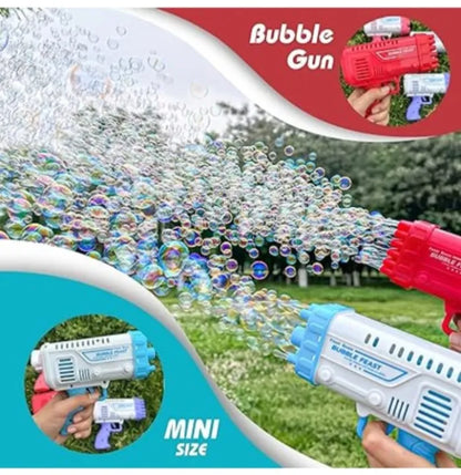 2 in 1 36 / 8 Hole Bazooka Bubble Water Gun