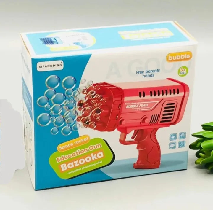 2 in 1 36 / 8 Hole Bazooka Bubble Water Gun