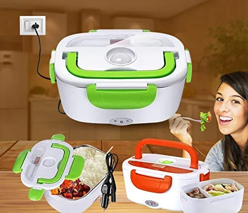 Electric Lunch Box Food Warmer 40W | Leak Proof Stainless Steel Container