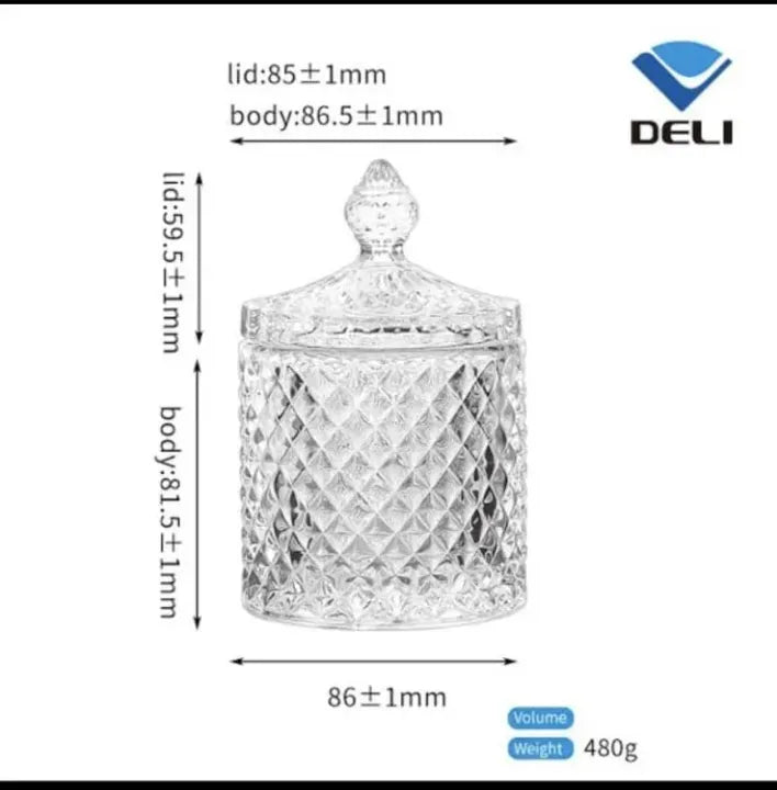 Multipurpose Glass Jar