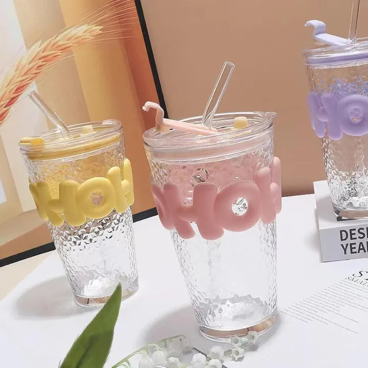 OHO 450ml Big Glass Cup