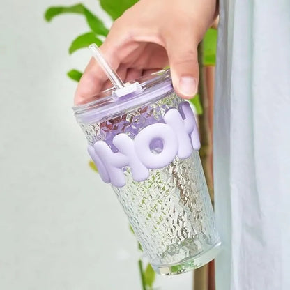 OHO 450ml Big Glass Cup