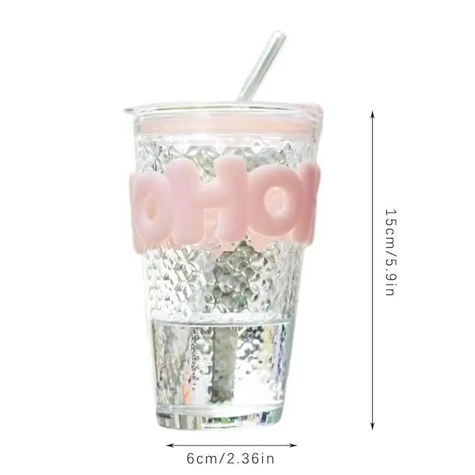 OHO 450ml Big Glass Cup