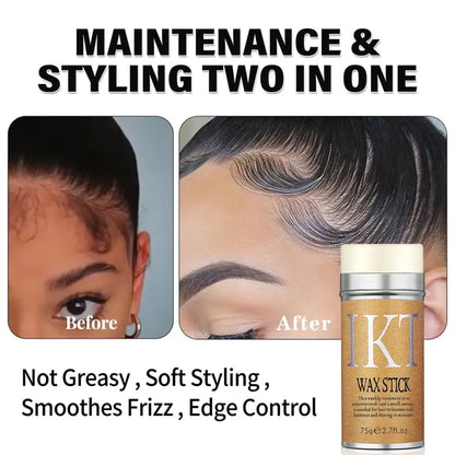 IKT Hair Wax Stick – Dance & Performance Edge Control for Buns, Wigs & Updos, Non-Greasy Formula 2.7oz