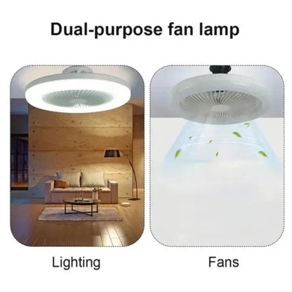 3-in-1 Ceiling Fan Light with Air Filter & Remote