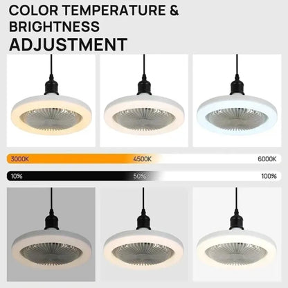 3-in-1 Ceiling Fan Light with Air Filter & Remote
