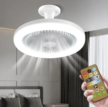3-in-1 Ceiling Fan Light with Air Filter & Remote