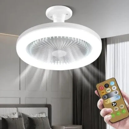 3-in-1 Ceiling Fan Light with Air Filter & Remote