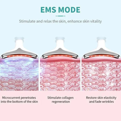 Neck & Face Lifting and Firming Massage Beauty Machine (3 Speed High Quality) (With Light)