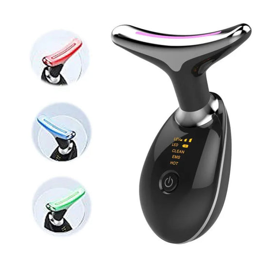Neck & Face Lifting and Firming Massage Beauty Machine (3 Speed High Quality) (With Light)