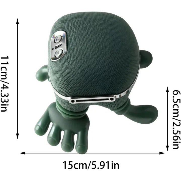Neck Massager Finger Pressure Neck Back and Shoulder Massager - Real Hands with 2 Heat Modes for Home
