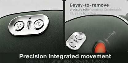 Neck Massager Finger Pressure Neck Back and Shoulder Massager - Real Hands with 2 Heat Modes for Home
