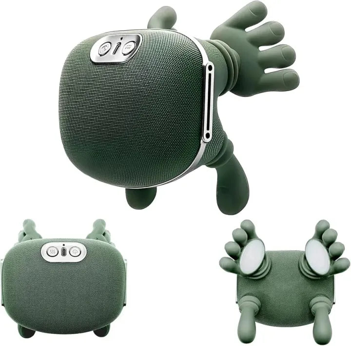 Neck Massager Finger Pressure Neck Back and Shoulder Massager - Real Hands with 2 Heat Modes for Home