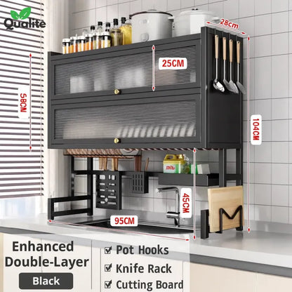 Over the Sink Cabinet Rack (Box Packing) Premium Quality