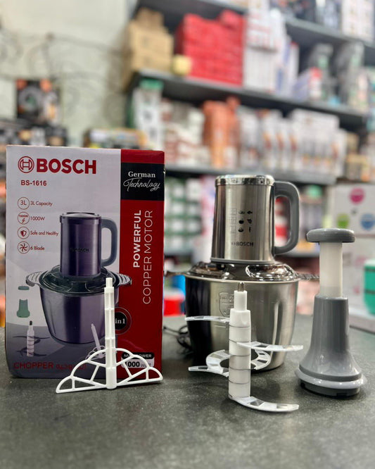BOSCH 6 Blades Manual + Electric Meat Chopper