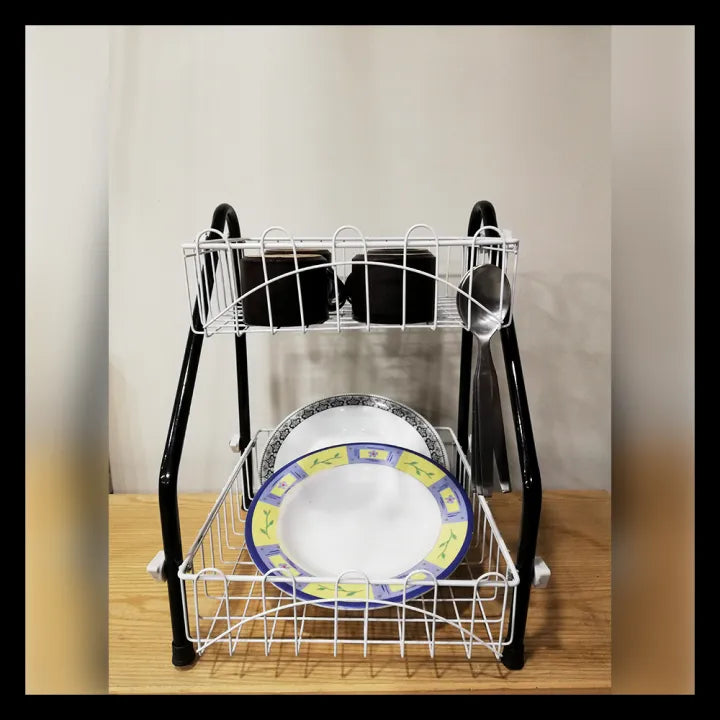 Premium 2-Tier Countertop Fruit Basket, Kitchen Organizer, Fruit Basket, Vegetable stand, Kitchen Counter Rack