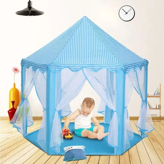 Princess Castle Tent For Girls Fairy Play Tents for Kids Hexagon Playhouse