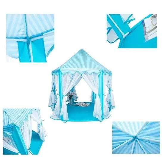 Princess Castle Tent For Girls Fairy Play Tents for Kids Hexagon Playhouse