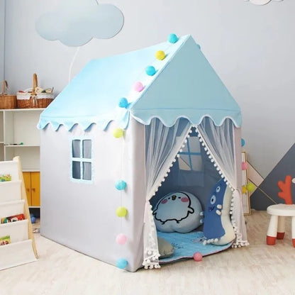 Princess Castle Tent For Girls Fairy Play Tents for Kids Hexagon Playhouse