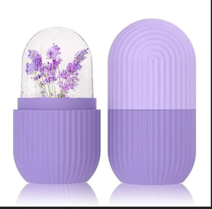 Silicone Face Ice Roller | Reusable Facial Massage & Cryotherapy Tool for Glowing Skin